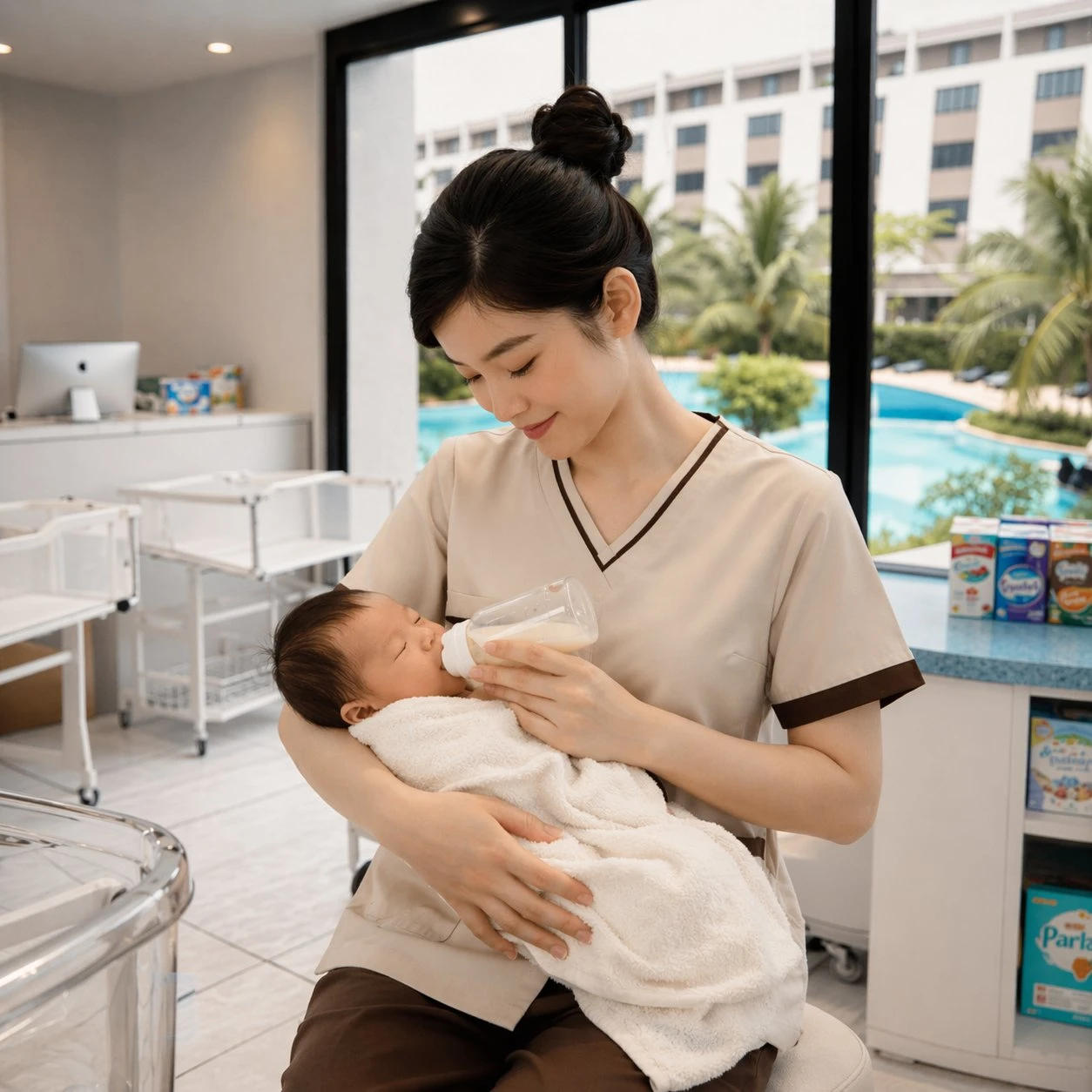 Dịch vụ chăm sóc trẻ sơ sinh toàn diện 24/7 tại Bery Home