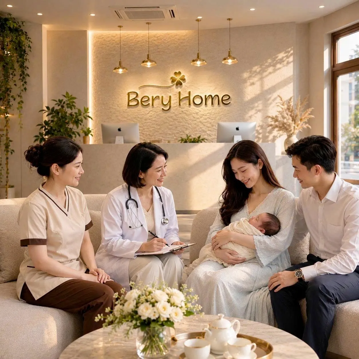 Phòng chăm sóc mẹ sau sinh riêng tư cao cấp tại Bery Home