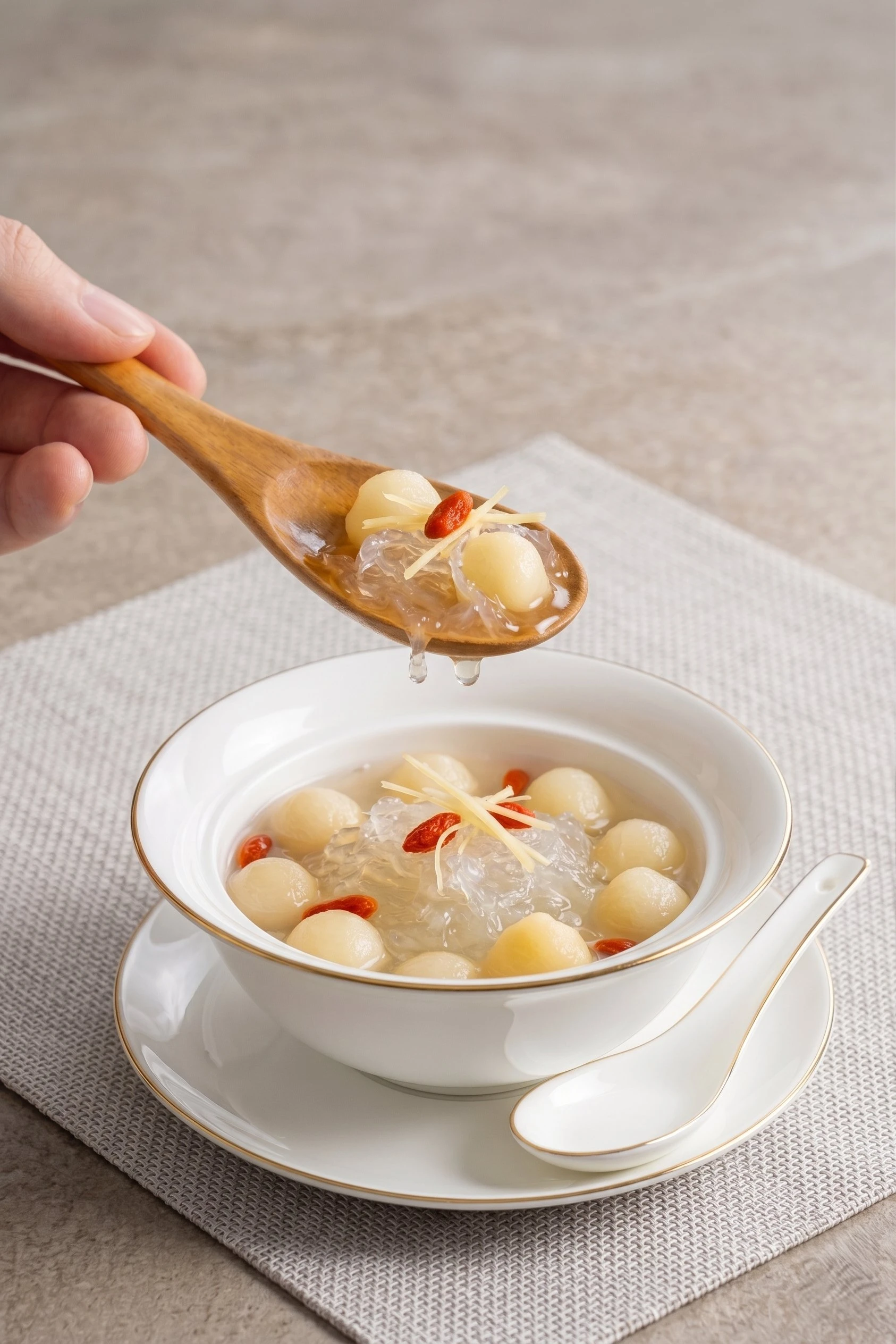 Món ăn được trình bày tinh tế chạm mắt và chạm tim