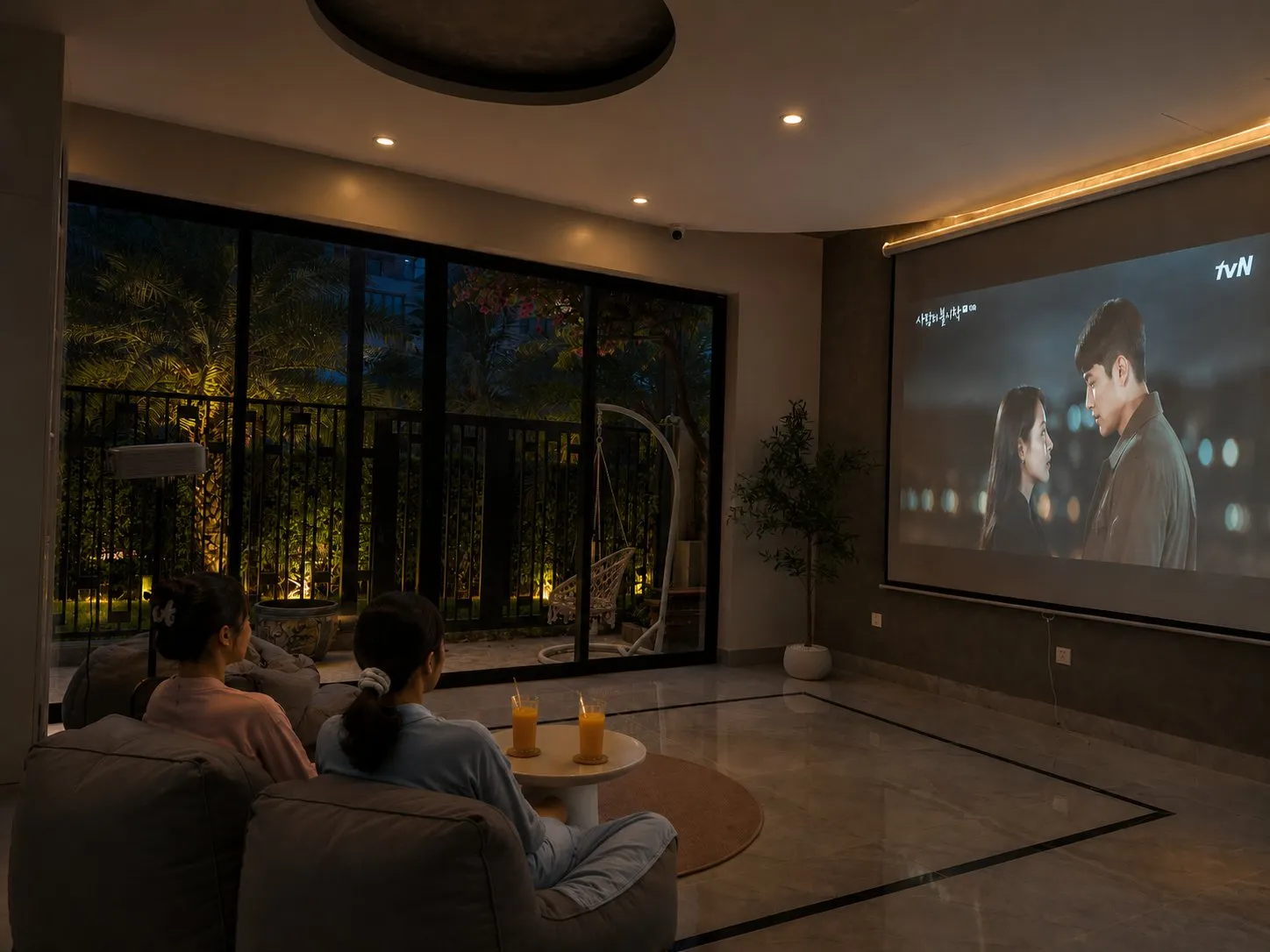 Phòng chiếu phim tại Bery Home